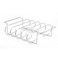 BBQ Steak Racks Non-Stick Coated Steel Roasting Barbecue Rib Meat Lamb Roasting Grilling Stand Holds Outdoor Picnic Rib Rack