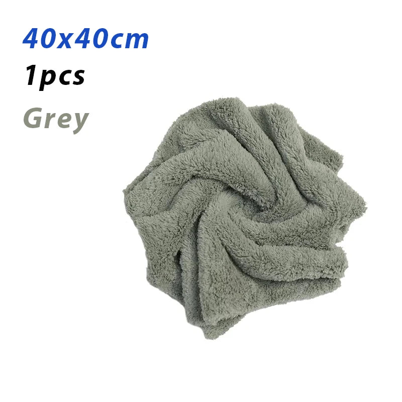 Microfiber Towels for Cars Drying Wash Plush Large Car Wash Towels Thick Car Care Detailing Buffing Polishing Non-scratch Cloth