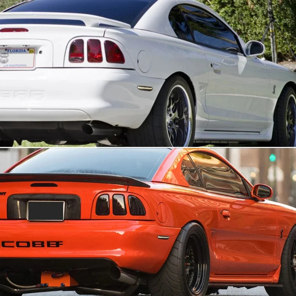 Car LED Rear Bumper Side Marker Lights For Ford Mustang 1994 1995 1996 1997 1998 Clearance Light Parking Light Fender Flare Lamp
