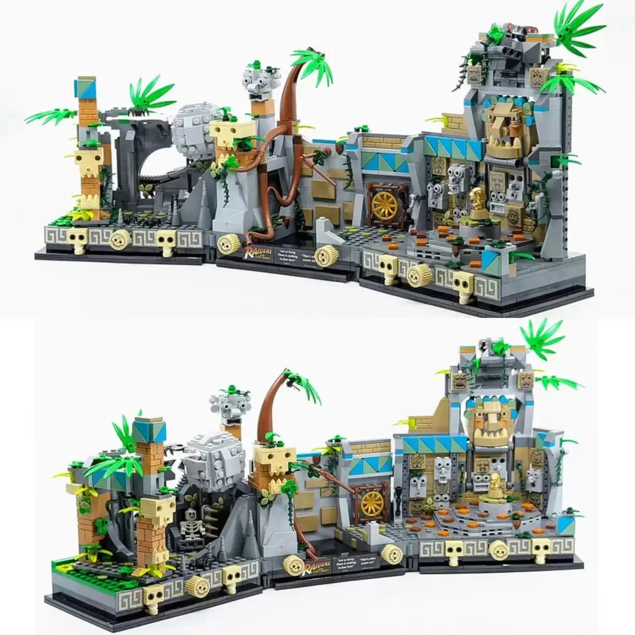 2026 NEW In stock  Indiana Jones Temple of the Classic Building Block Kit Children Educational Toy Birthday Gifts