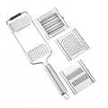 1pc Vegetable Cutter, Multifunctional Kitchen Shredder Garlic Slicer, Household Potato Stainless Steel Shredder
