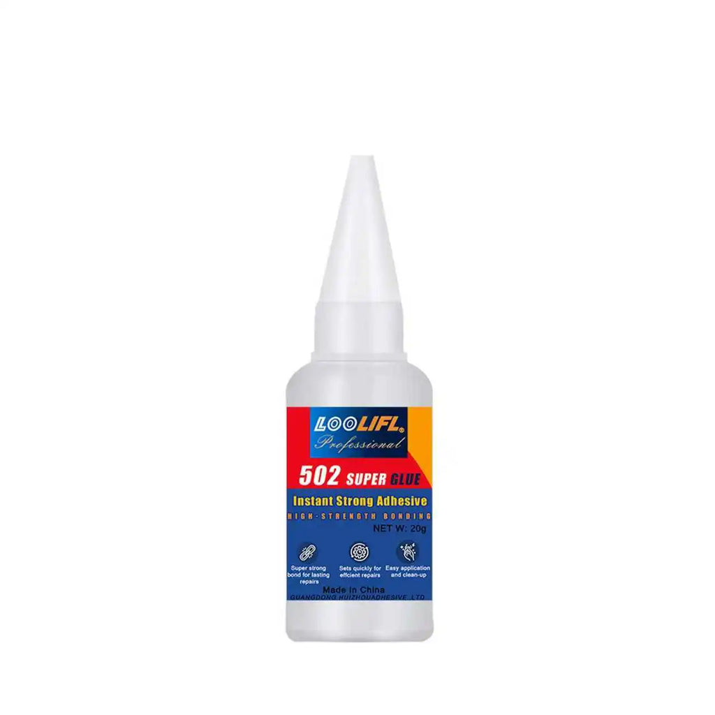 LOOLIFL-502/20g instant-drying adhesive three-second setting super adhesive transparent and seamless repair