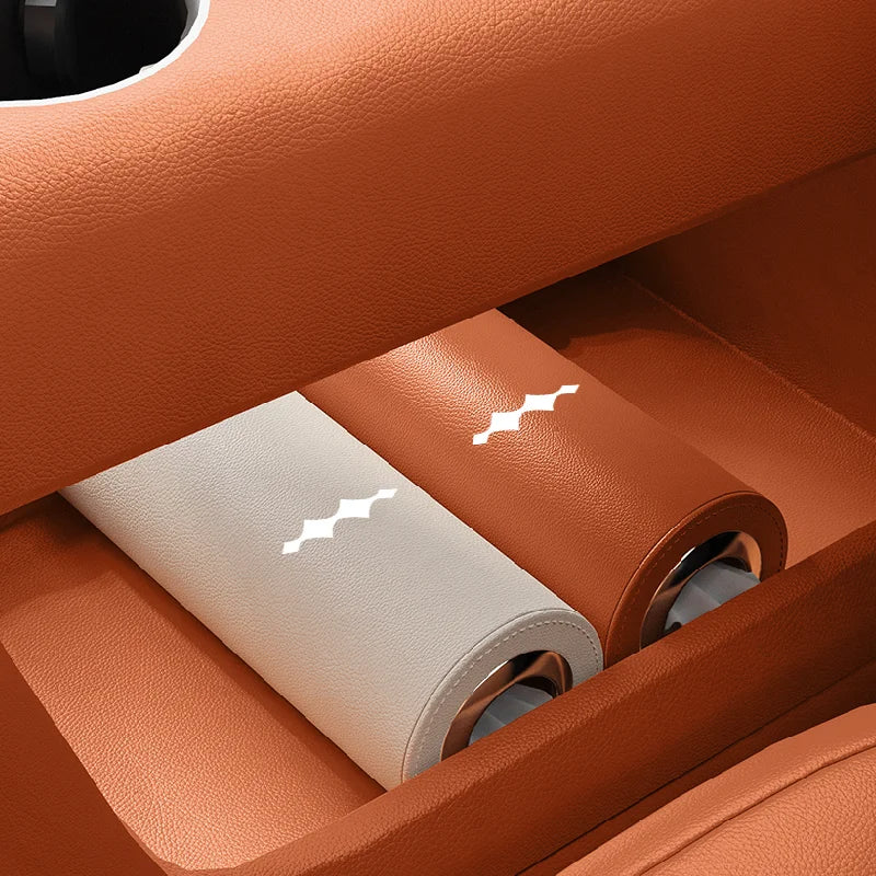For Byd Equation Leopard 8 2025 Car Tissue Box Leopard 5  Water Cup Slot Armrest Box Paper Drawer Round Car