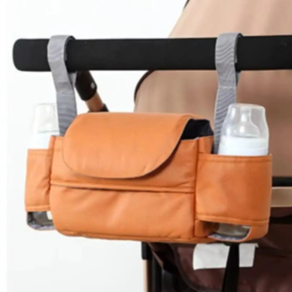 Large Capacity Baby Pram Organizer Detachable Design Insulated Pocket Travel Diaper Bag Solid Color wirh Tissue Bag