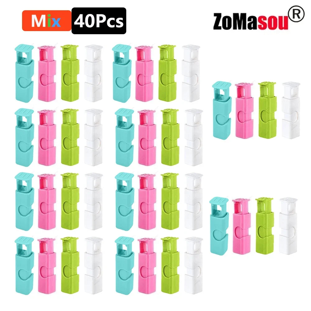 78/1Pcs Reusable Food Sealing Clips Bread Storage Bag Clips For Snack Wrap Bags Spring Clamp Kitchen Organization Sealing Clamp
