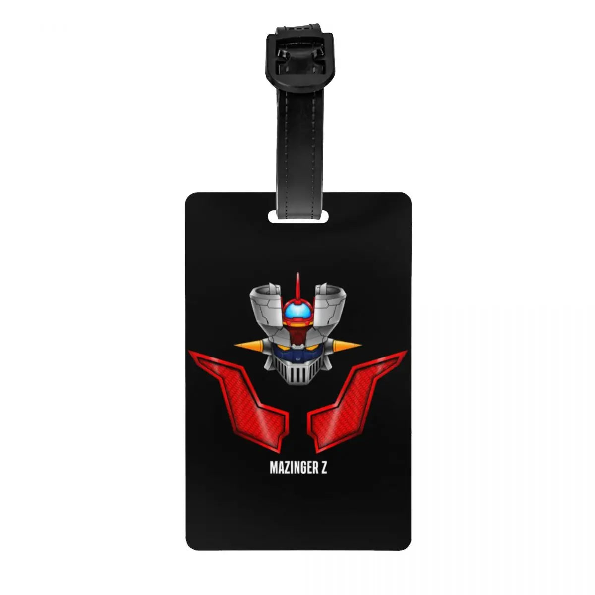 Custom Grendizer Anime Luggage Tag Privacy Protection UFO Robot Goldorak Baggage Tags Travel Bag Labels Suitcase