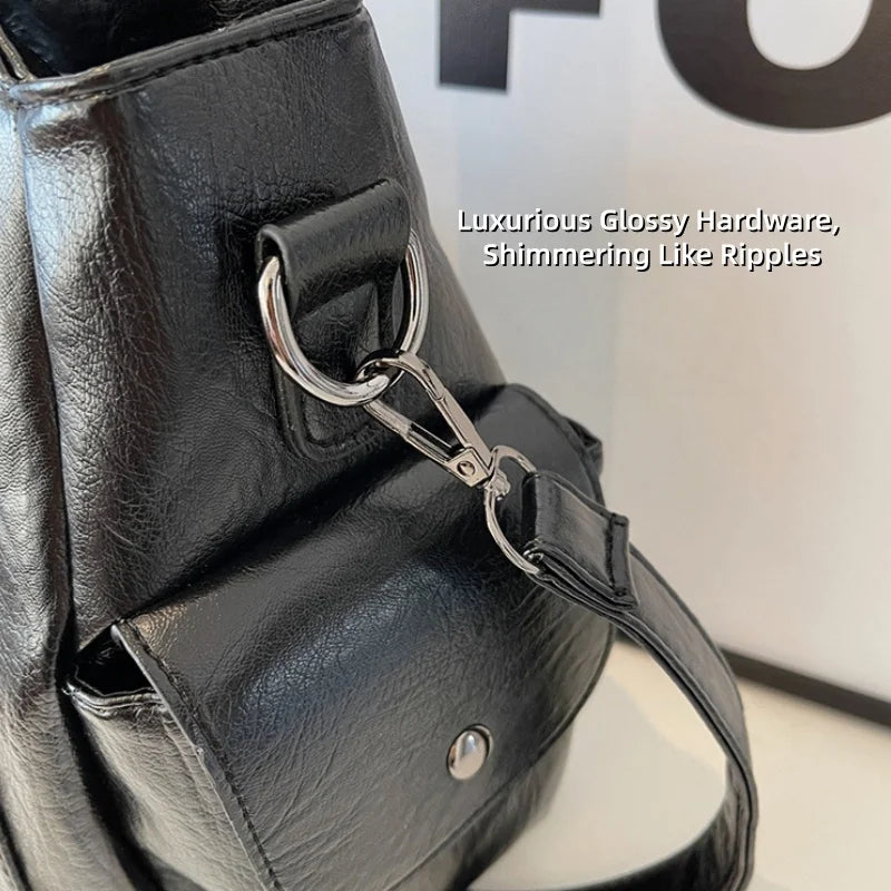 Underarm Crossbody Bag Women Commuter-Style Tote Bag Large Capacity Versatile Handbag Soft Durable