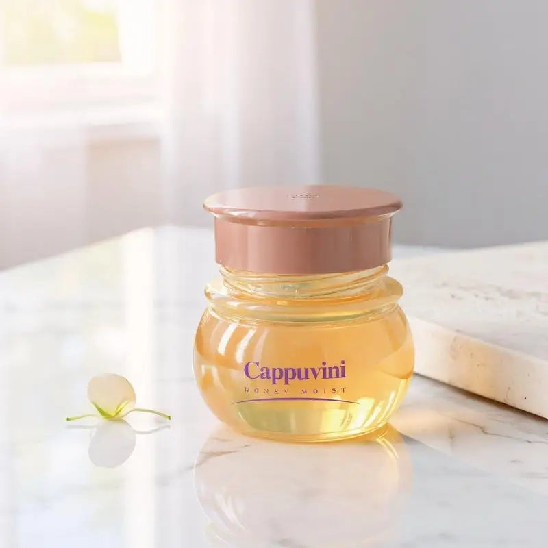 Cappuvini Moisturizing Honey Lip Oil Hydrating Overnight Honey Lip Balm Gloss Plump Reduce Lip Lines Sleep Lip Mask Lip Care