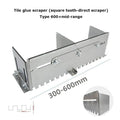 For Fast and Equal Application of Adhesive on the Floor 400-800mm Adjustable Notched Trowel Mortar Comb
