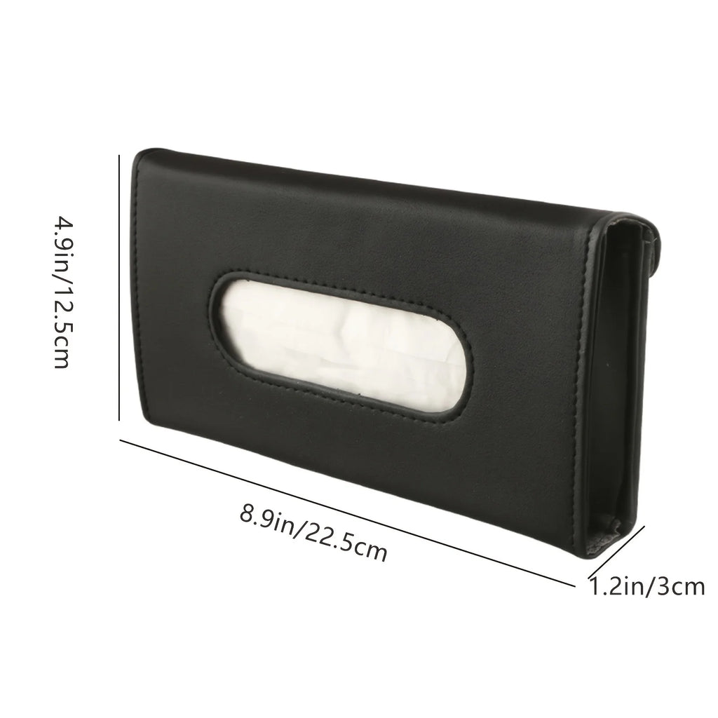 1PC Car mounted paper box, hanging type tissue box, creative car tissue bag, sun visor paper box