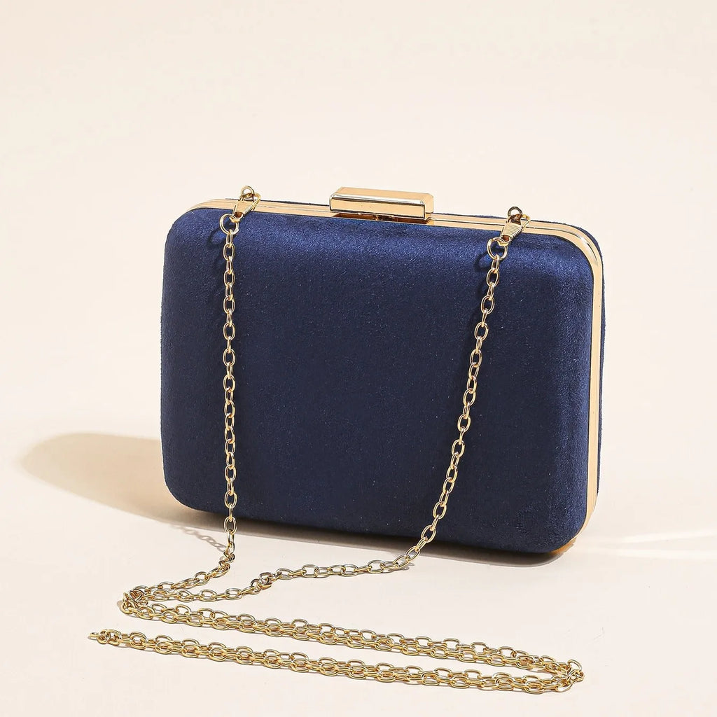 Mini Simpl Elegant Velvet Clutch Evening Bags for Women Formal Wedding Party Clutch Purse Prom