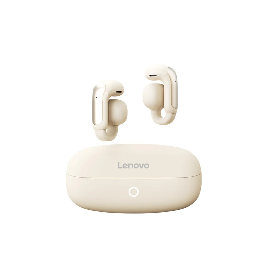 Lenovo Bluetooth 5.4 Ear Clip Headphones Human Ear Design, ANC Noise-Canceling Long Battery Life Low Latency Earphones Earbuds