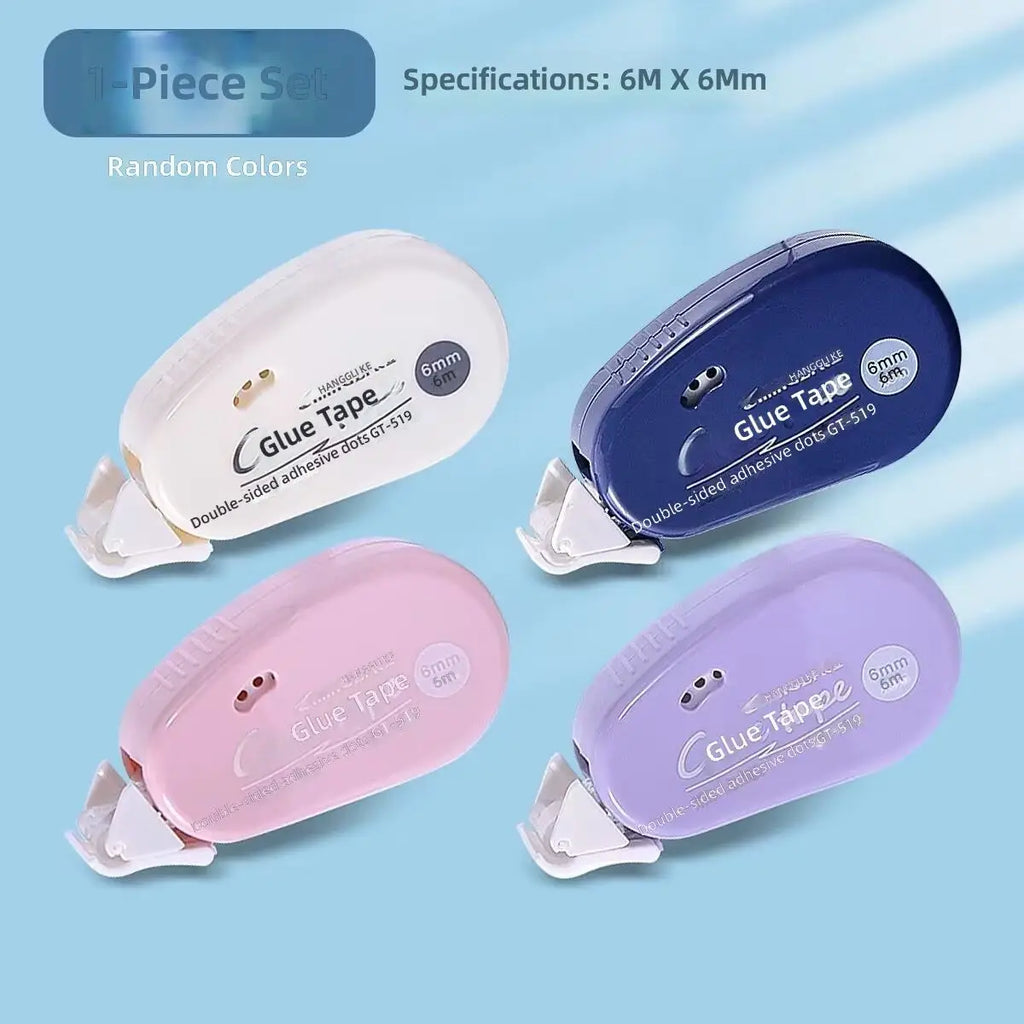 1pc High Viscosity Transparent Double-Sided Correction Tape Long-Lasting Seamless Grid with Strong Glue for Hand Account Correct