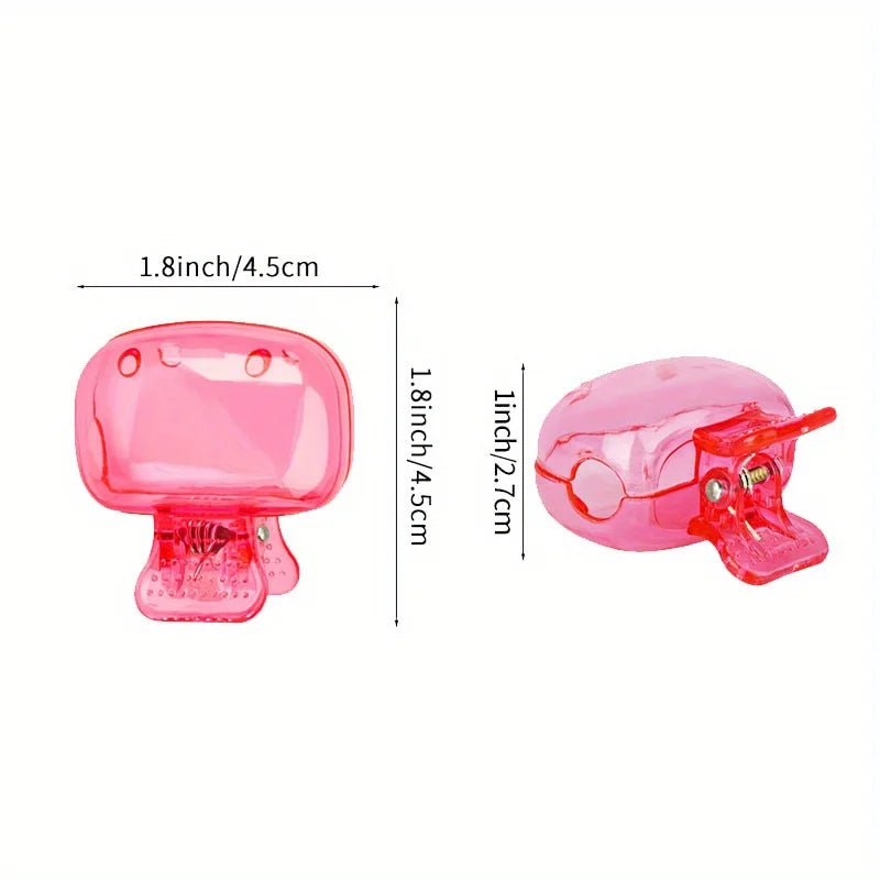 5pcs Portable Toothbrush Head Cover Clips Plastic Dustproof Head Germproof Protector Caps Travel Hiking Camping Bathroom