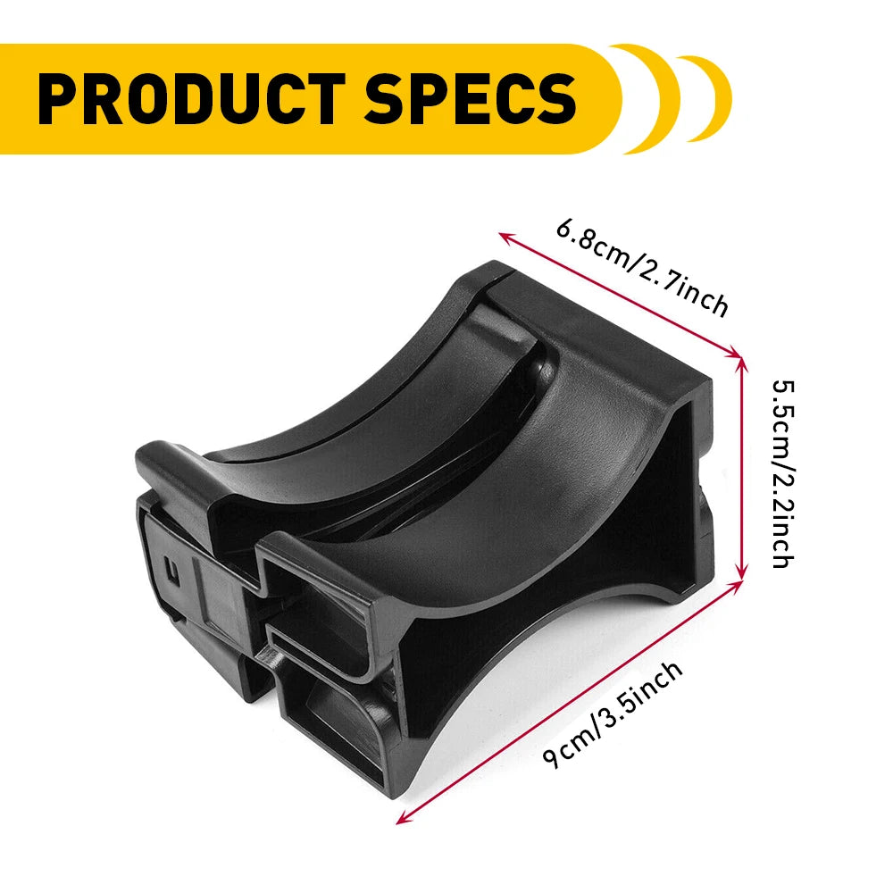 Center Console Cup Holder Insert Divider Black For Toyota Tacoma 2005 2006 2007 2008 2009 Sequoia 2008-2016 Car Accessories