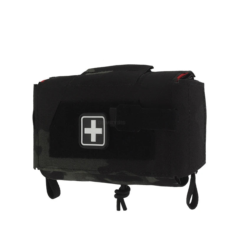 Tactical Compact Trauma Kit Quick Pull Split Hunting Hiking IFAK Medical First Aid Pouch Outdoor Camping Survival Equipment