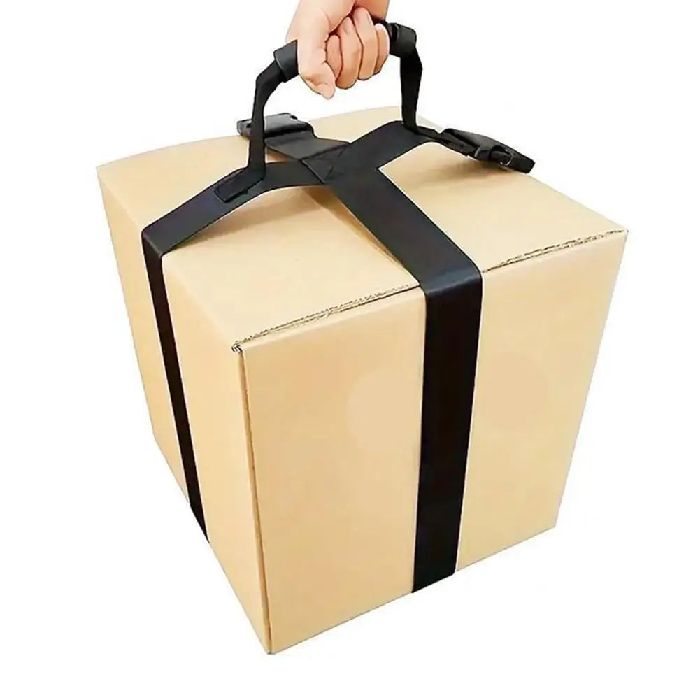 Adjustable Nylon Moving Carrying Strap Heavy Duty Box Cargo Transport Belt Lifting Strap For Boxes Luggage Furniture