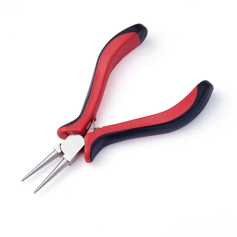 1pc Carbon Steel Jewelry Pliers for Jewelry Making Supplies Round Nose Pliers Ferronickel 126mm