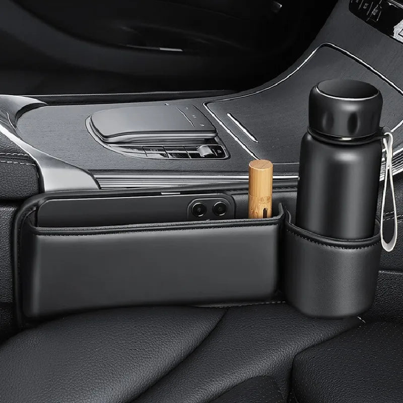 For BMW 5 Series E39 M5 E60 M5 F10 F10N F18 F11 F11N Car Interior Seat Gap Storage Box Sundries Tidy Accessories