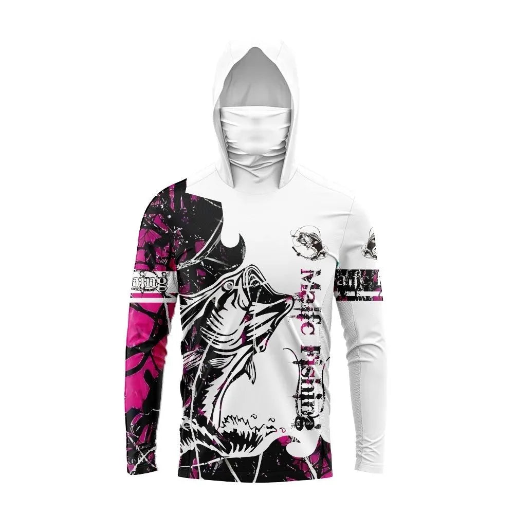 2026 Summer New Style Men's Long-Sleeved Shirt with 3D Fishing Pattern Print Comfortable Soft Breathable for Sports Use