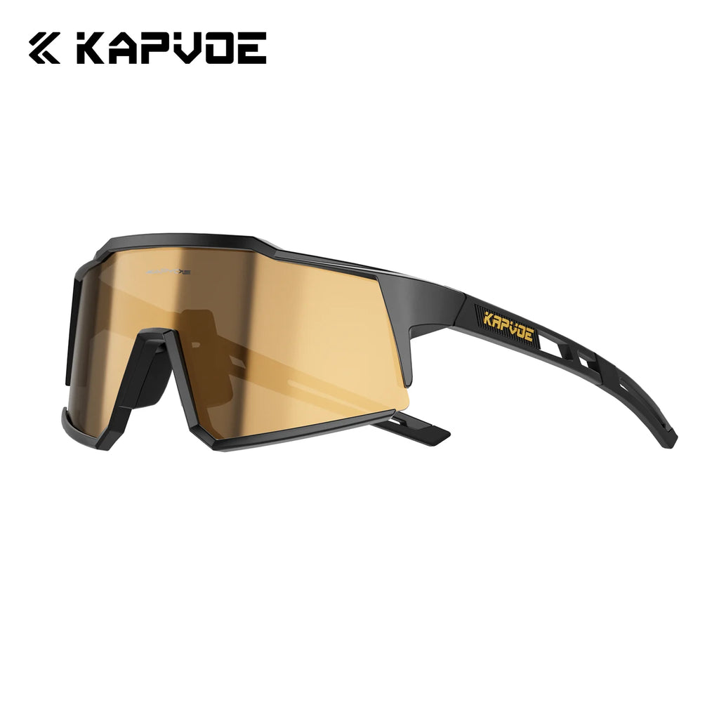 KAPVOE New Mountaineering Sunglasses Cycling Glasses Outdoor Sports Hiking Eyewear Glasses Men Women MTB Bicycle UV400 Windproof