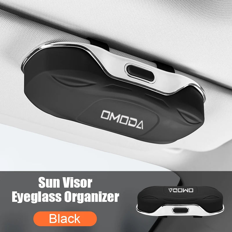 1PC Car Visor Sunglasses Glasses Case Eyeglass Storage Box for Chery Omoda C5 5 Fx 7 8 pro plus 2022 2023 Car Accessories