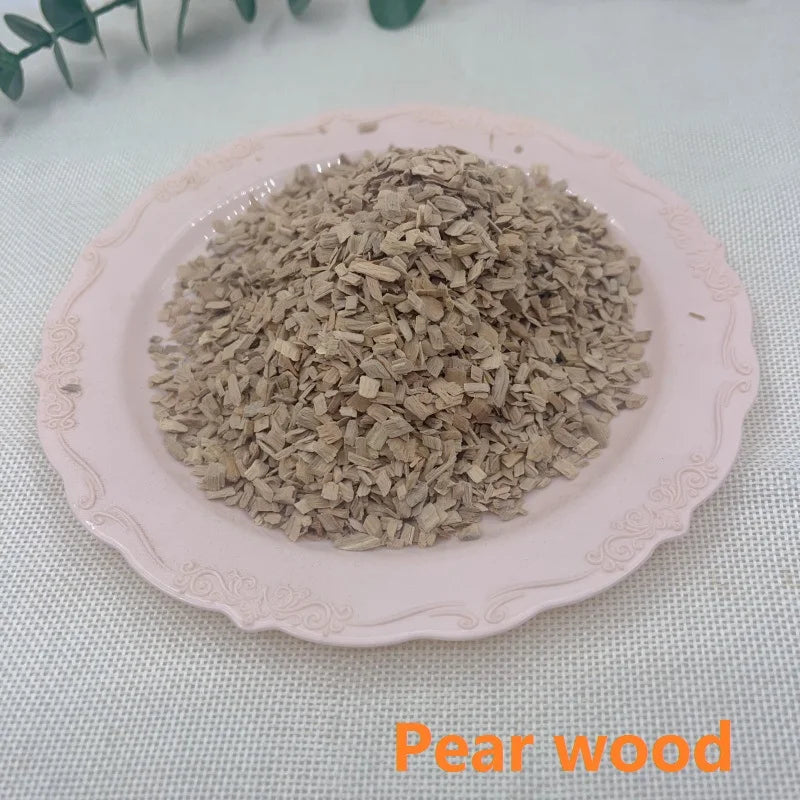 500g Apple Wood Pellets BBQ Flavoring Chips Kiln Dried Sawdus Specialty Wooden Chunks for Barbecue Smoker Grill Bacon Fish Meat