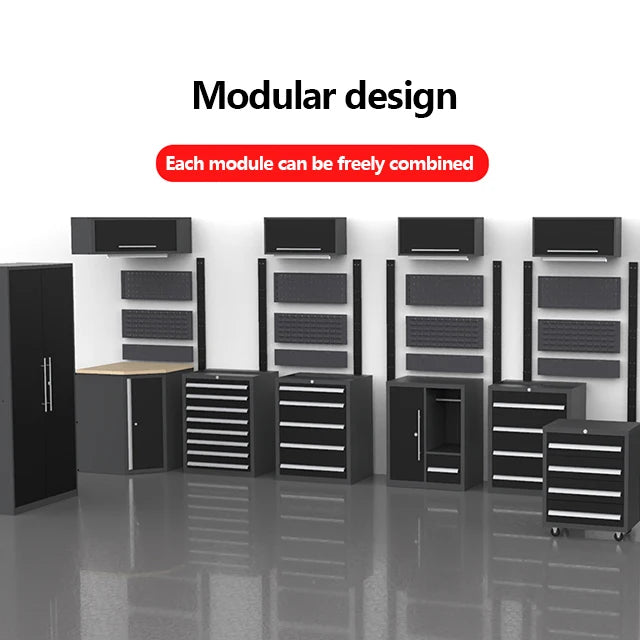 JZD Factory Workshop Garage Steel Tool Boxes, Storage Cabinets, Large Modular Tool Cabinets, Garage Workbenches, Metal Furniture