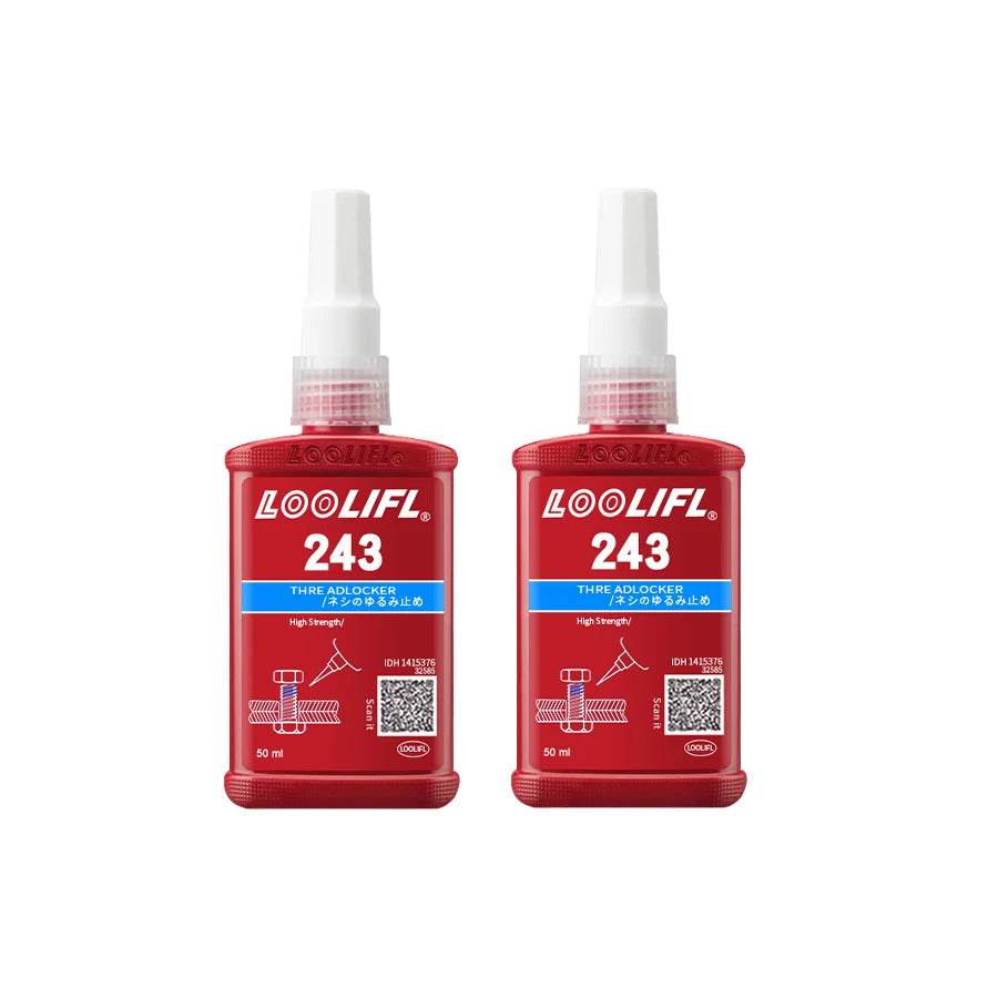 10ml LOOLIFL 243 Screw Adhesive 243 Anaerobic Glue Anti-loose Anti-slip Sealing Thread Locking Agent Anti-slip Caulk Sealers