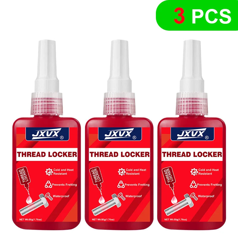 Super-strong threadlocker 50g – suitable for metal mechanical screws – anti-loosening, locking and sealing anaerobic adhesive