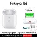 Replacement For AirPod Pro1 2 Charging Case  with AirPods 4st&2nd Generation Wireless Charging box Bluetooth Pairing For Apple 3