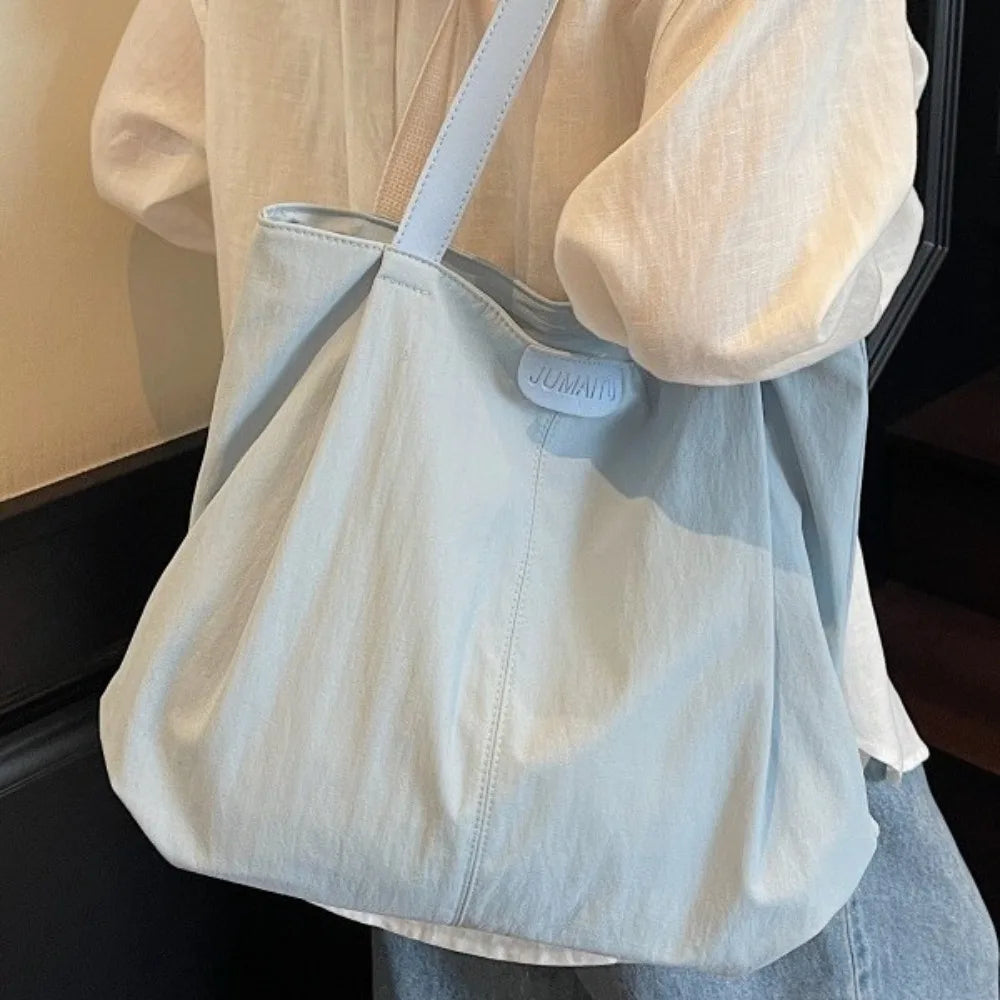 Excellent 2026 New Stylish Nylon Foldable Tote Bag Crossbody Shoulder Underarm Handbag Large Medium Small Sizes