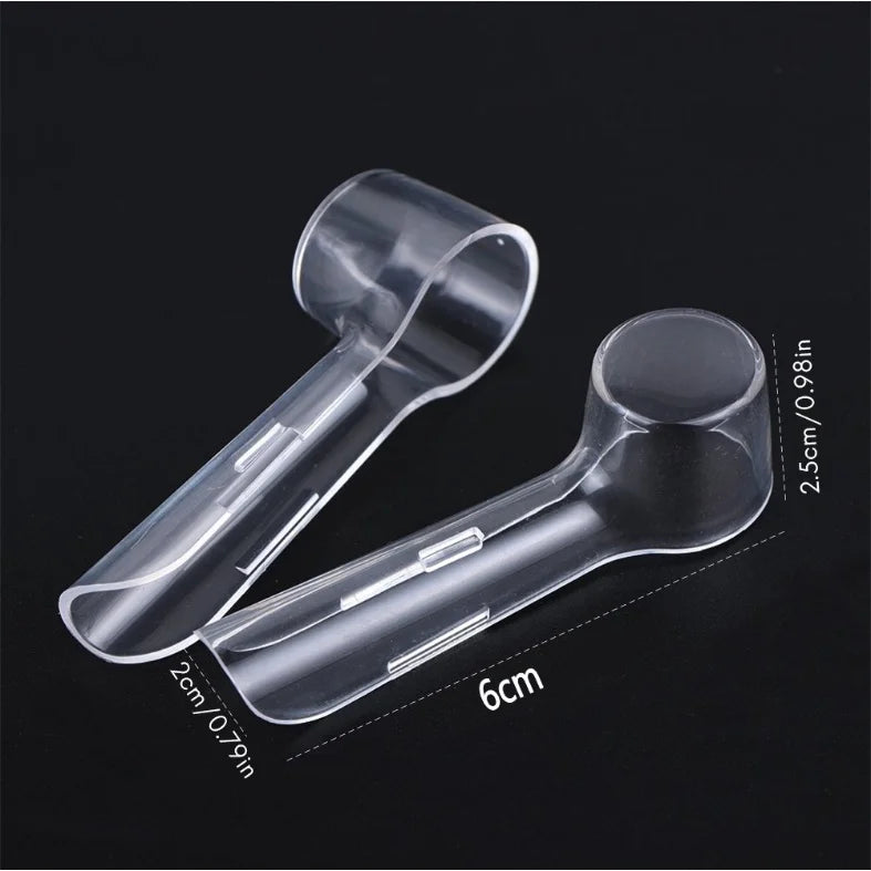 4 Pack Travel Electric Toothbrush Protective Cover Case Oral Hygiene Toothbrush Head Cap Suit for Portable Toothbrush