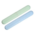 2pcs Toothbrush Travel Case Traveling PP Portable Holders Cases Green Blue 8.07''x1.22''x0.83''