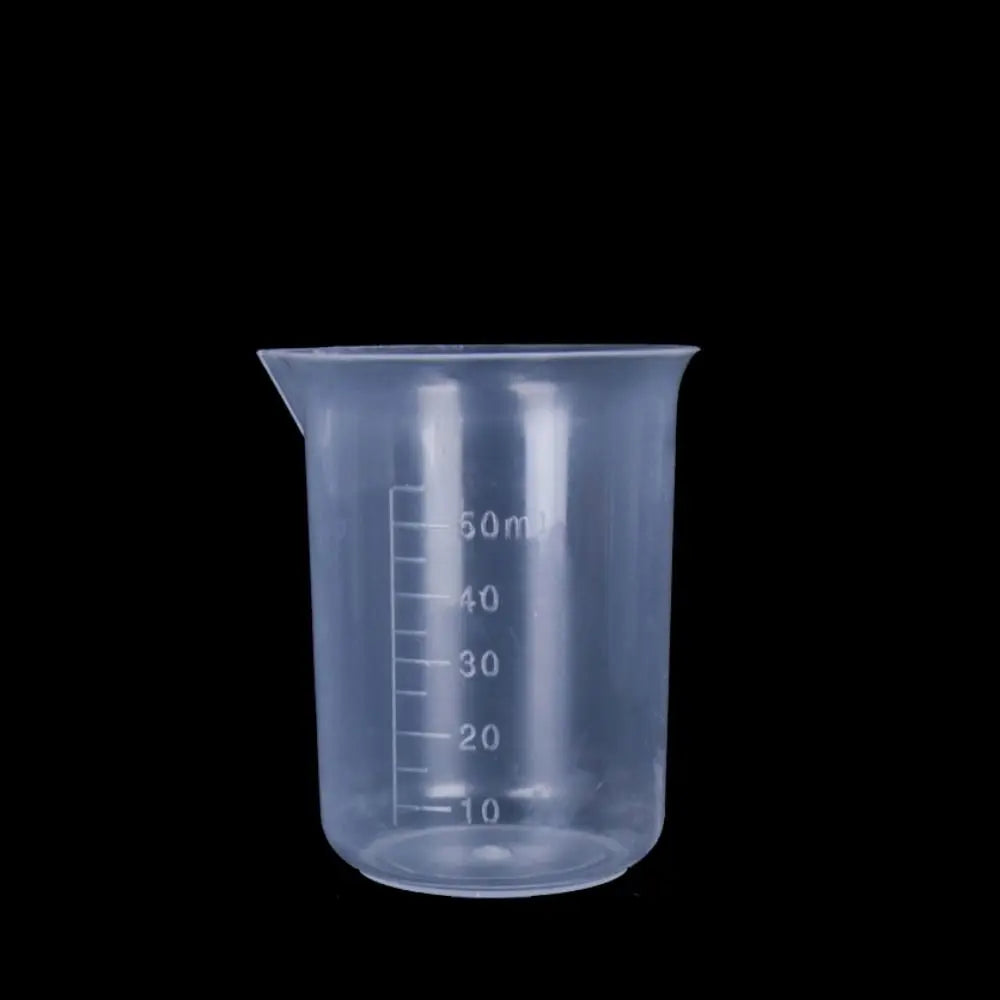 50/100/150/200/250/500/1000ML Stackable with Scale Thickened Transparent Graduated Cylinder Beaker Measuring Cup Mixing Cups