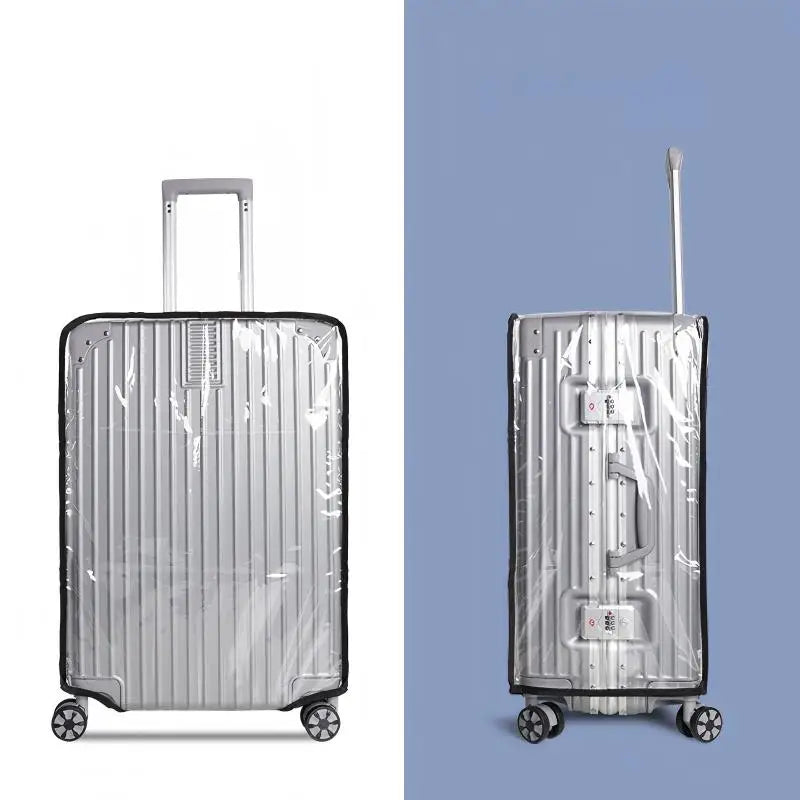 Transparent Pvc Luggage Protective Cover Wheeled Luggage Protective Cover Wear-Resistant Outer Cover Transparent Protective