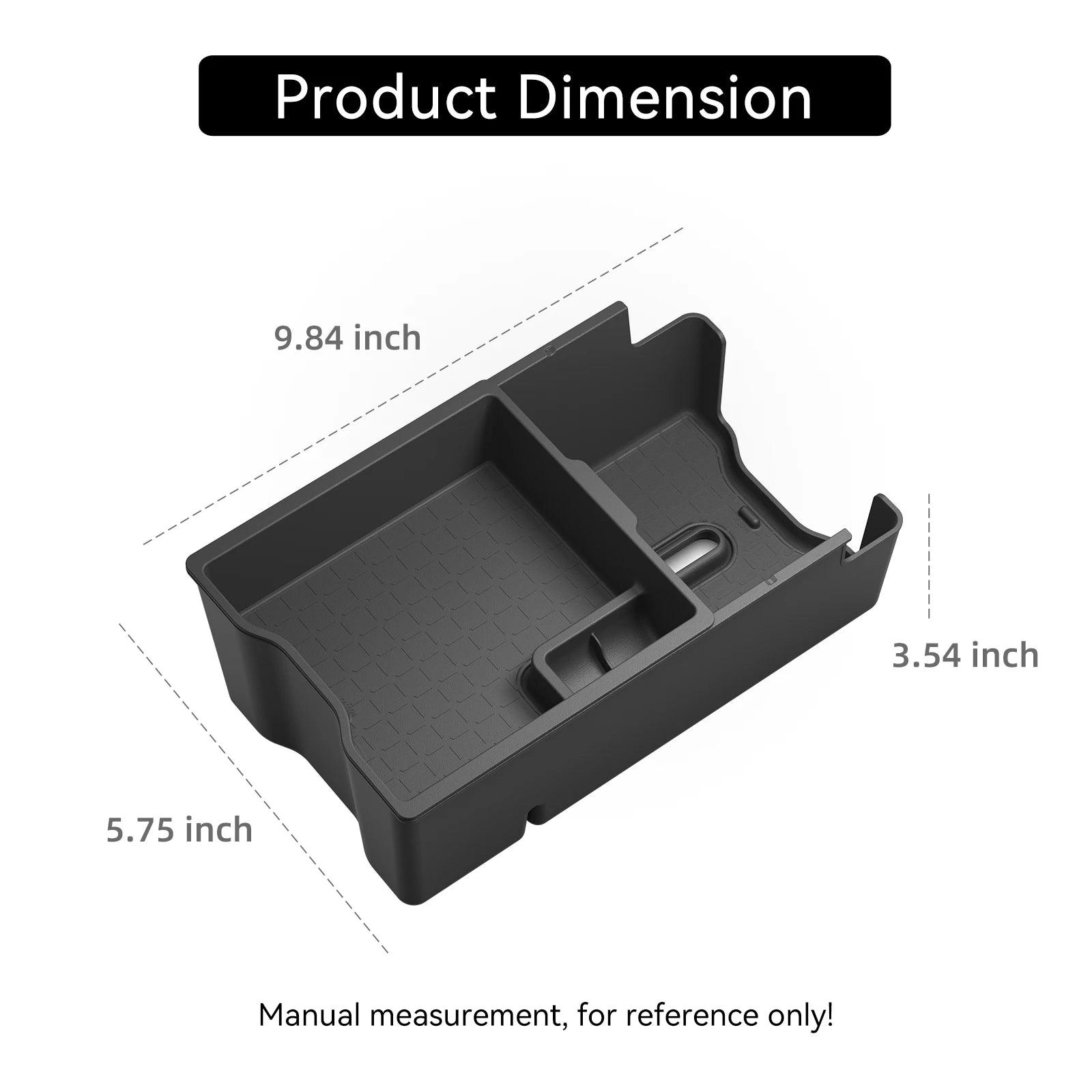 Smabee for Toyota RAV4 2026 Car Center Console Armrest Double-layer Tray Organizer Armrest Storage Box Insert Accessories