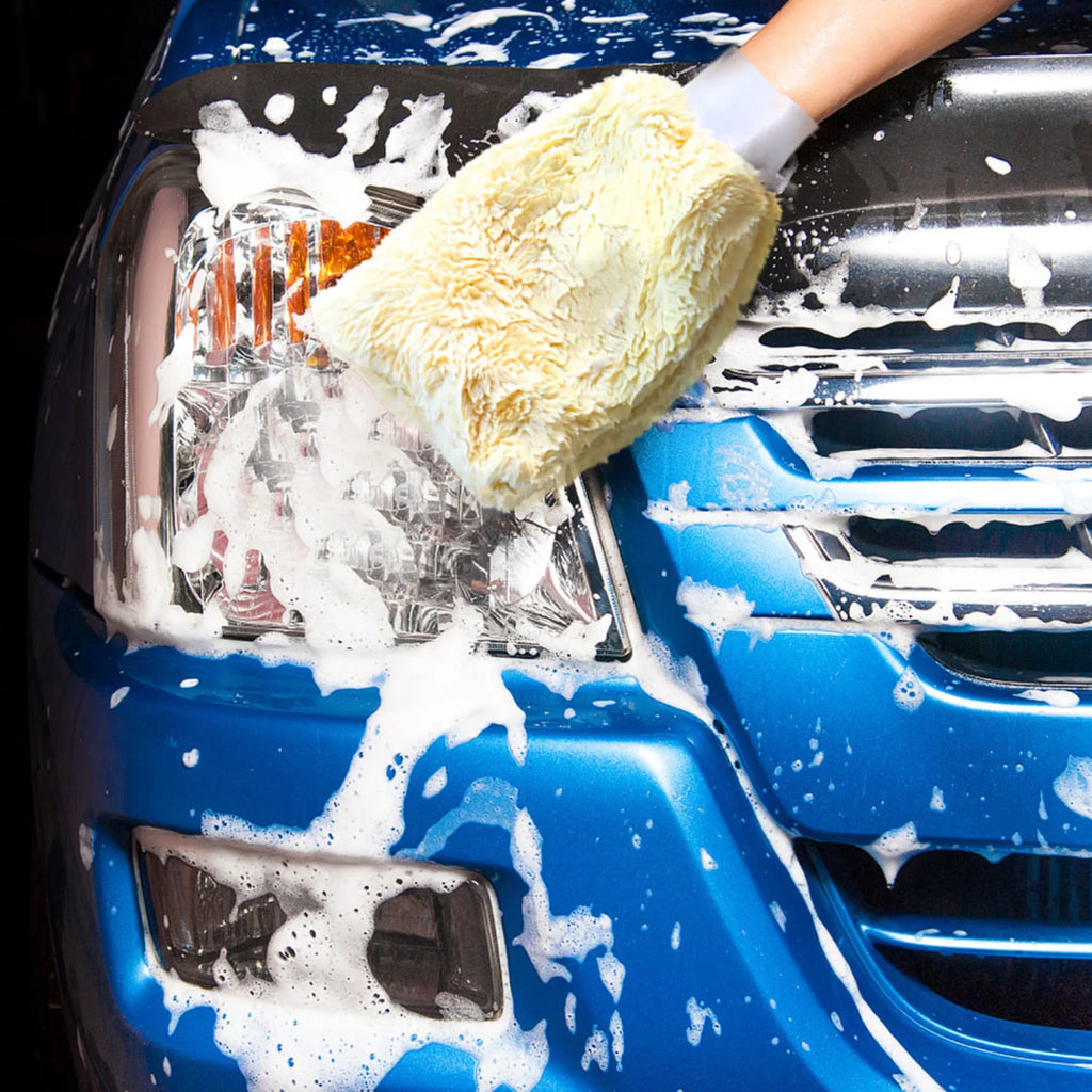 1-10 PCS Car Wash Microfiber Gloves Soft Thickened Wool Plush Waterproof Car Cleaning Mitt Double-faced Glove Car Wash Supplies