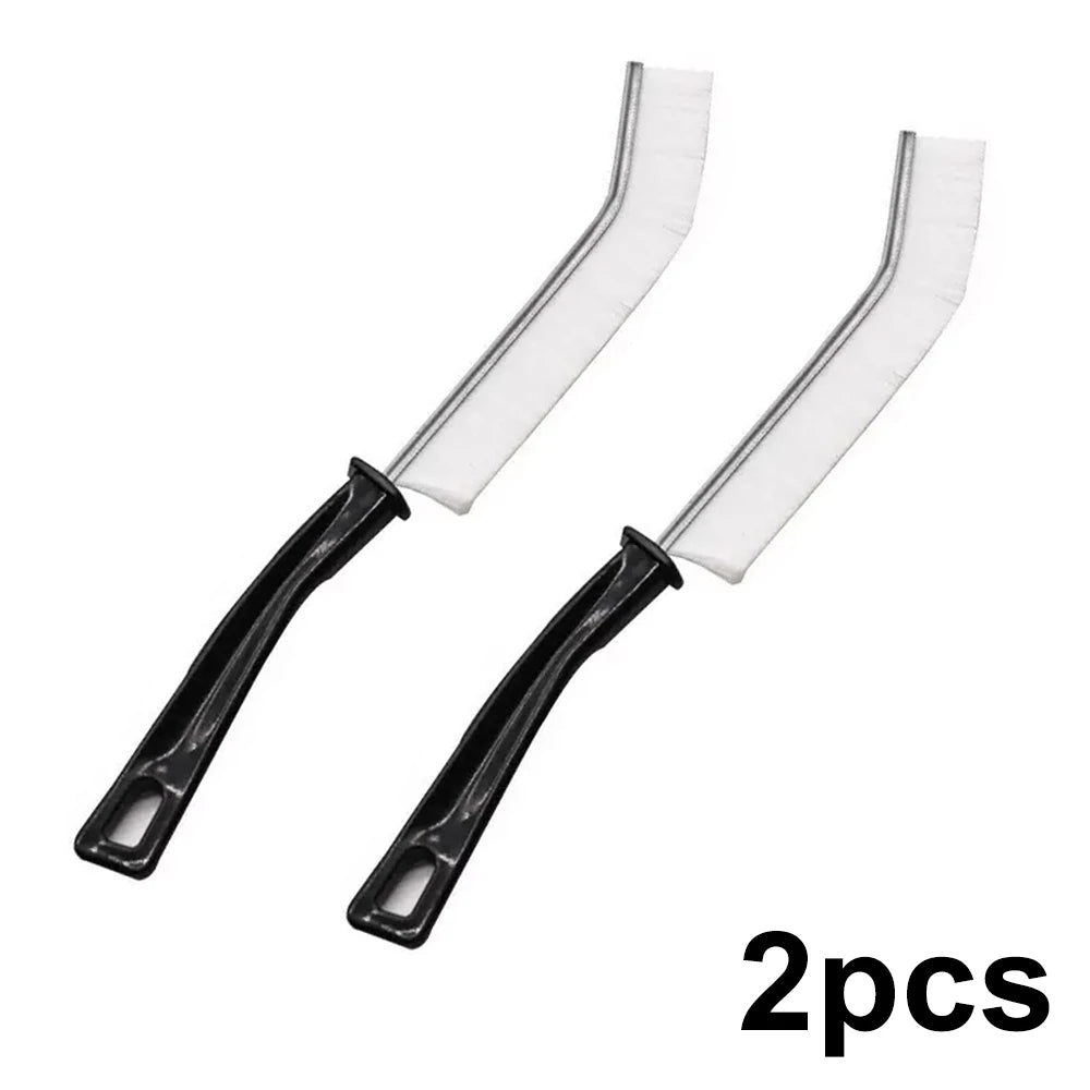 AUTBORIGHT Curved Car Gap Cleaning Brush Ultra Thin Scratch-Free Nylon Bristles for Auto Interior Air Vent Door Track Detailing