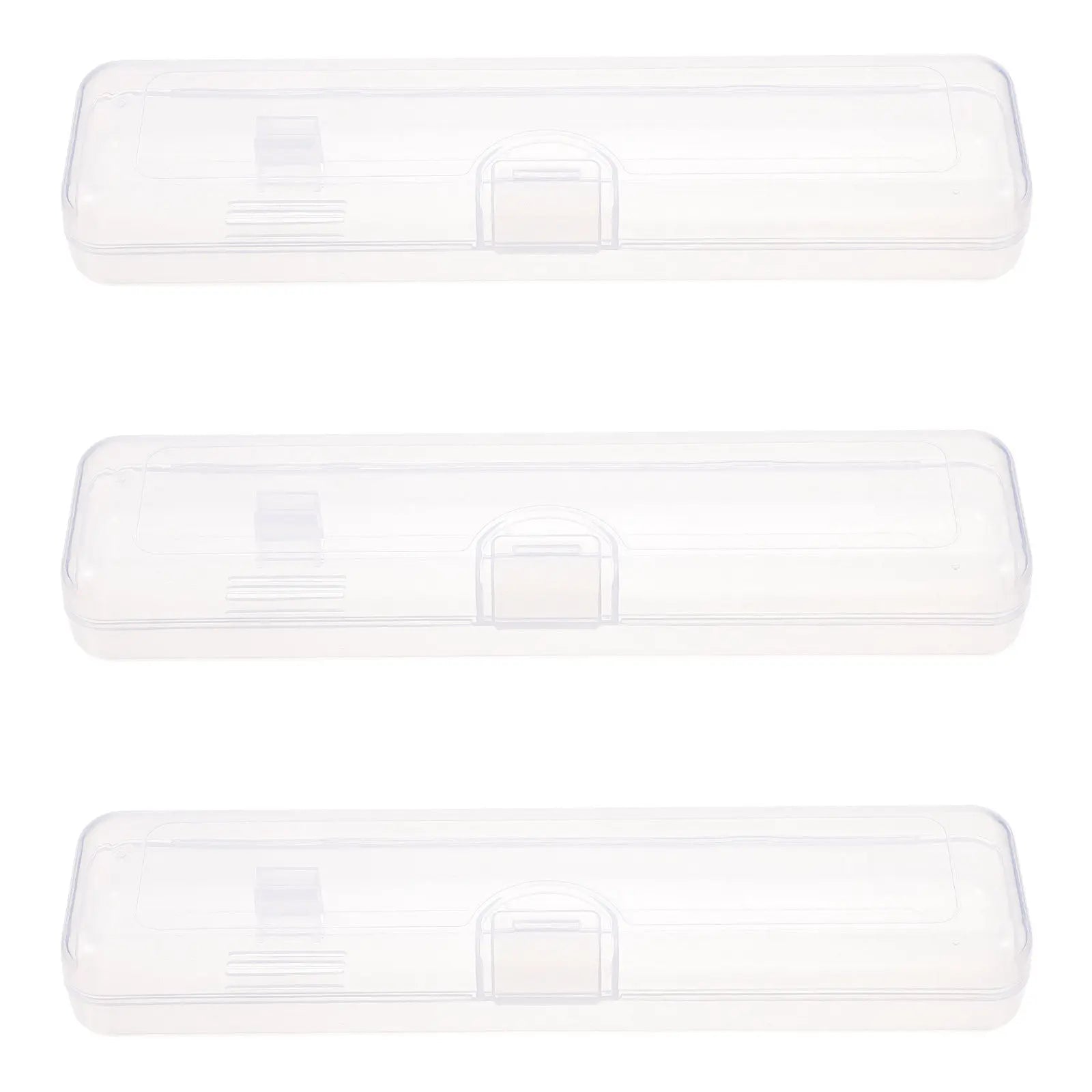 3Pcs Portable Toothbrush Case Set PP Travel Toothbrush Storage Box Compact Toothpaste Holder for Outdoor Trip Business Gift