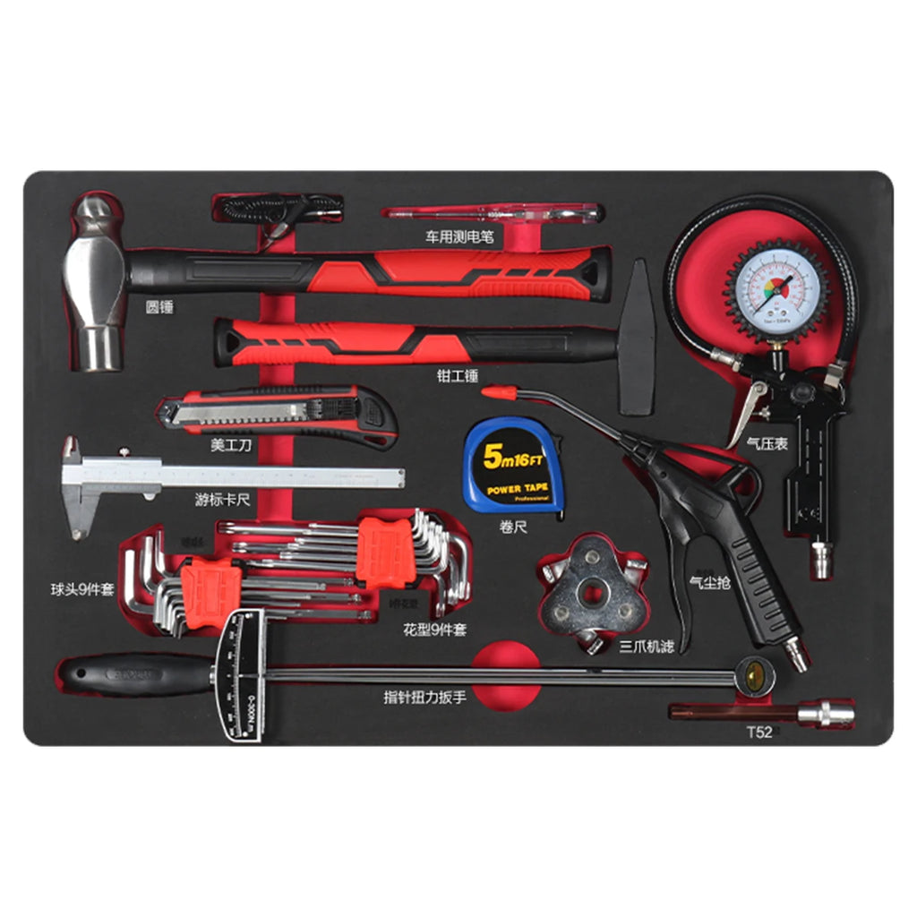 319-Piece  Hand Tool  for Auto Repair Customizable  Car Workshop Tools for Garage Storage