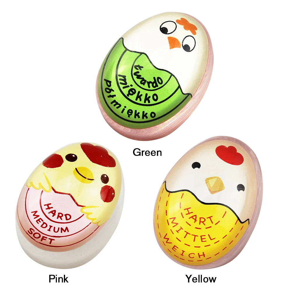 Color Changing Plastic Boiled Egg Alarm Mini Boiled Egg Timer Egg Boiling Timer Boiled Egg Alarm Timer Kitchen Gadgets