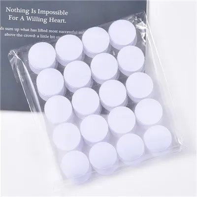 10-30mm Self Adhesive Sticky Dots Strong Glue Magic Sticker Disc Transparent White Round Belcro Adhesivo Hook and Loop Tape