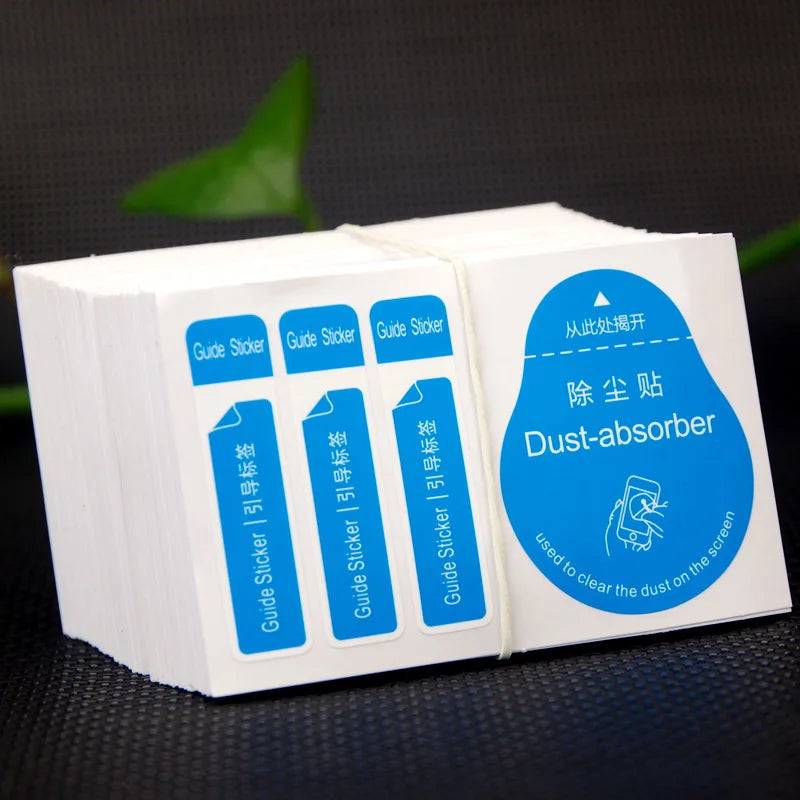 200Pcs Screen Dust Removal Dry Wet Cleaning Wipes Paper Alcohol for iPhone 16 15 Plus 14 13 12 11 Pro Max Glass Dust Absorbor