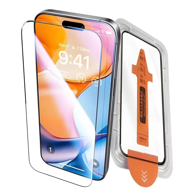 1-5PCS Easy Install Screen Protector For Xiaomi Poco X7 Pro X6 Pro PocoX7 Pro Protective 8K Oleophobic Coating Tempered Glass