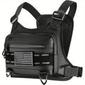 OutdoorTactical Chest BagRunning Vest Waterproof Anti-Theft Chest Bag Running Vest Bag with Adjustable Shoulder Straps