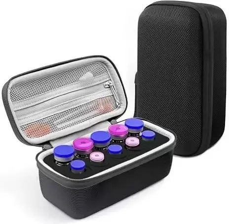 10/15/30 Slots Insulin Vial Storage Case 1-10ml Vial Storage Box Ampoule Holder Storage Bag Peptide Organizer Case