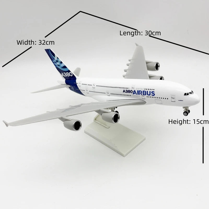 30cm Scale Plane 1/250 B747 Series Model Airplane Toy Resin Diecast Airplanes Building Kit (With Stand) Aviation Toys for Boys