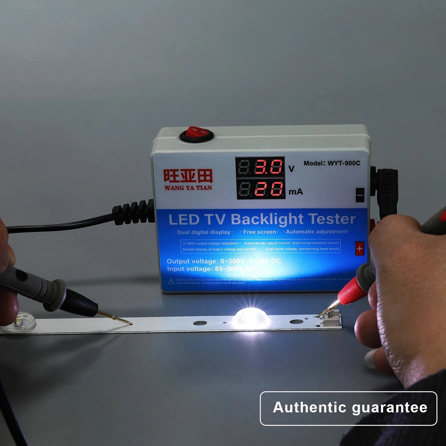 Mltifunctional LEDTester 0-300V OutputTV Backlight Strips Beads  Current and Voltage Display Measurement InstrumentsWith crowbar