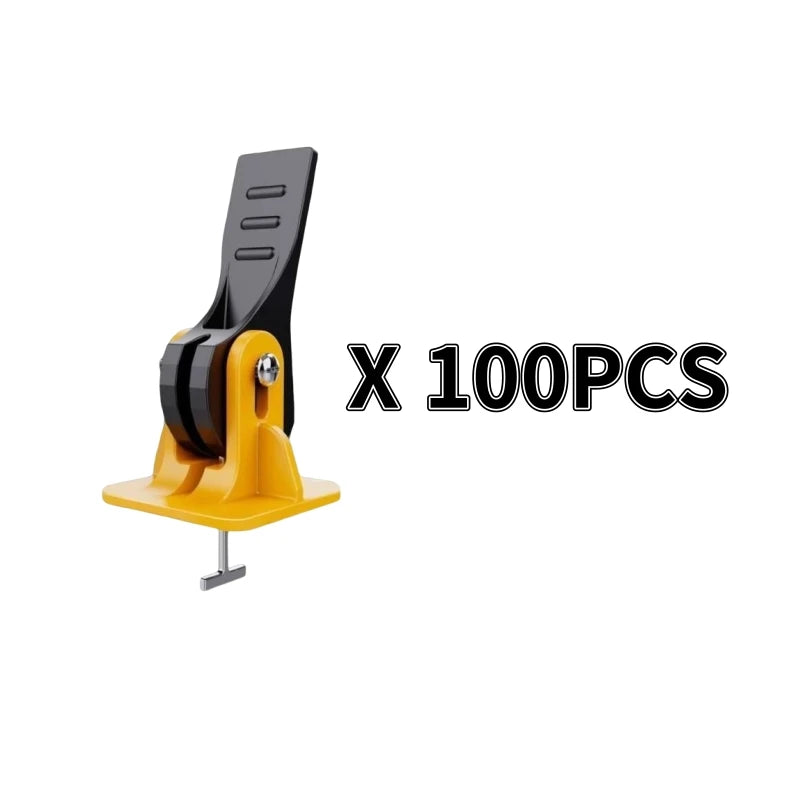200PCS Reusable Tile Leveling System For Leveling Floor Tiles Hand Tile Leveling Device Construction Tools Parts Set